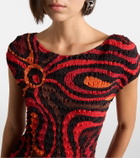 Pucci Marmo smocked minidress