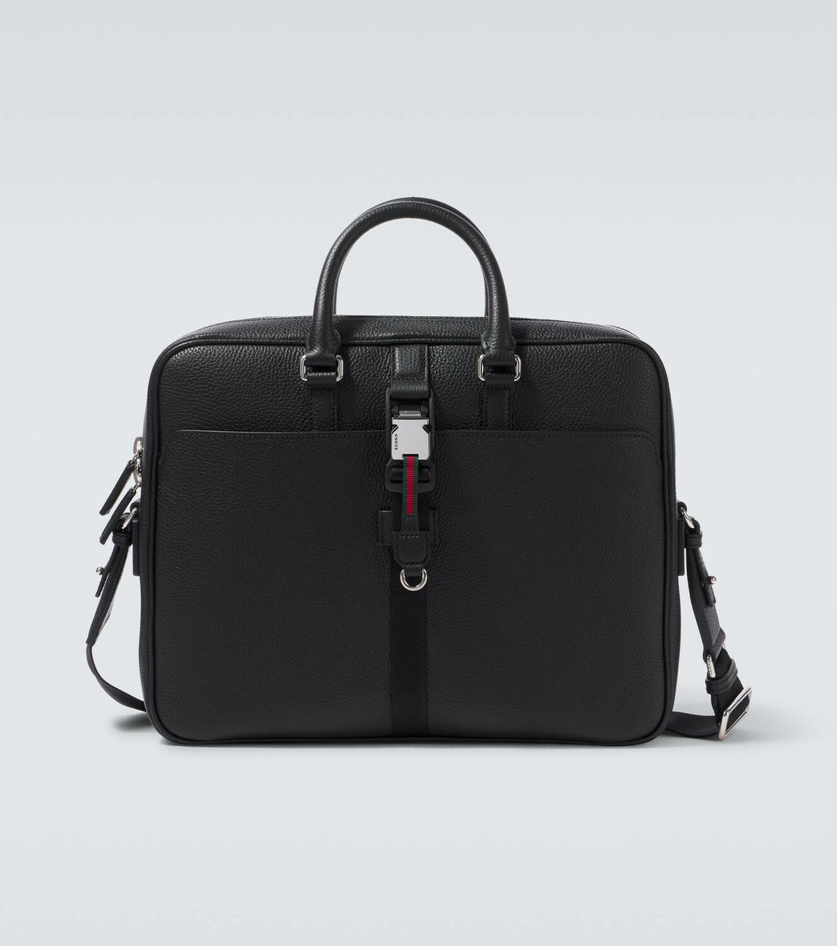 m*u様 GUCCI カバン　ケース Gucci Web Medium leather briefcase Gucci