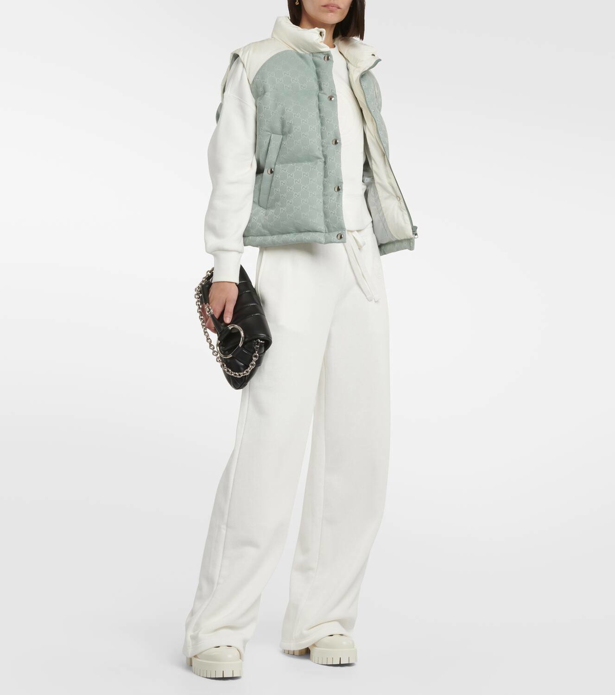 Gucci GG cotton-blend canvas puffer vest Gucci