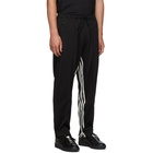 Y-3 Black 3 Stripes Track Pants