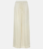 Loewe High-rise silk pants