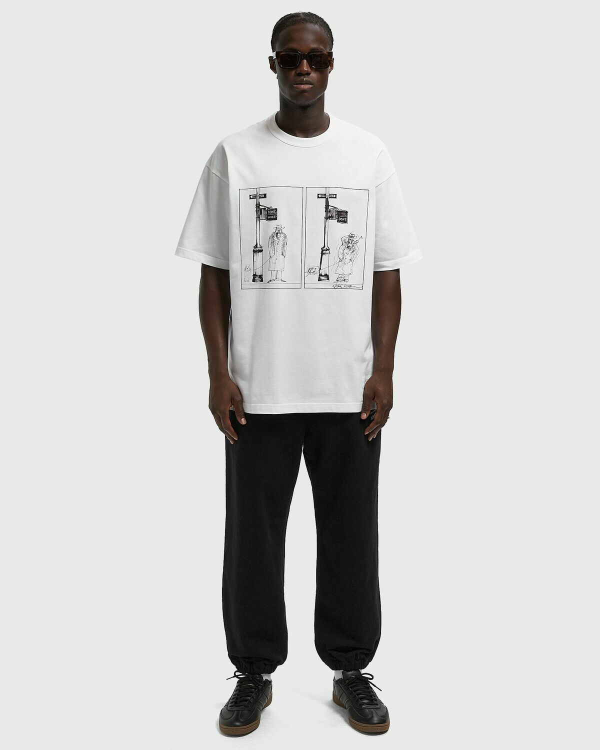 Comme des Garçons Homme TEE White Mens Shortsleefe