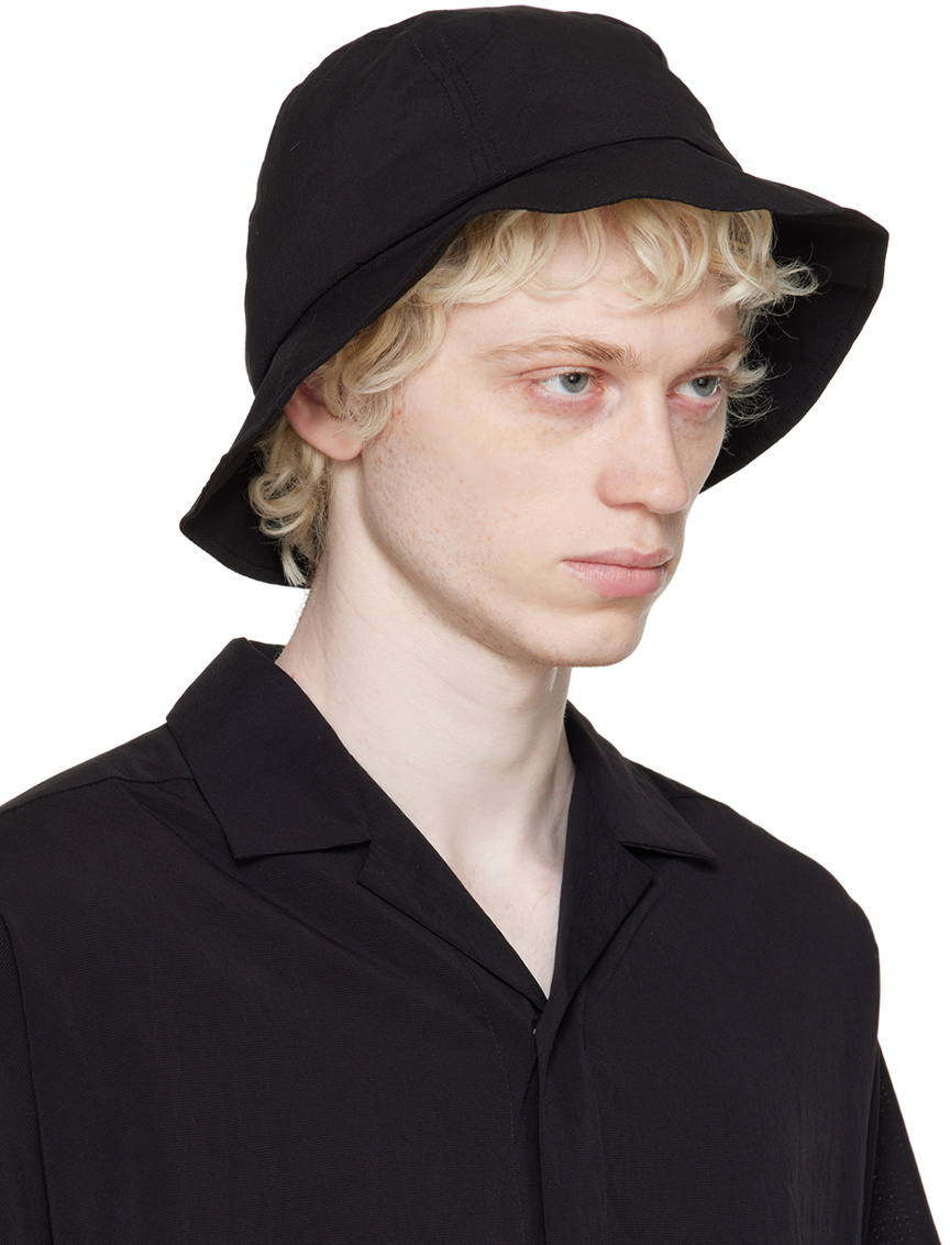 Snow Peak Black QuickDry Bucket Hat Snow Peak