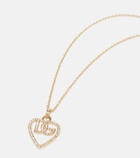Dolce&Gabbana DG embellished pendant necklace