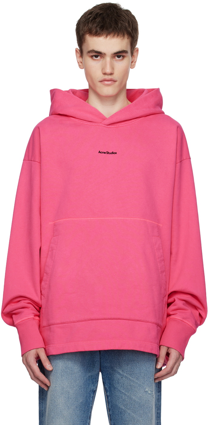 Acne studios online pink hoodie