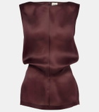 Khaite Toma silk minidress