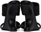 Rick Owens Lilies Black Cantileaver 11 Heeled Sandals