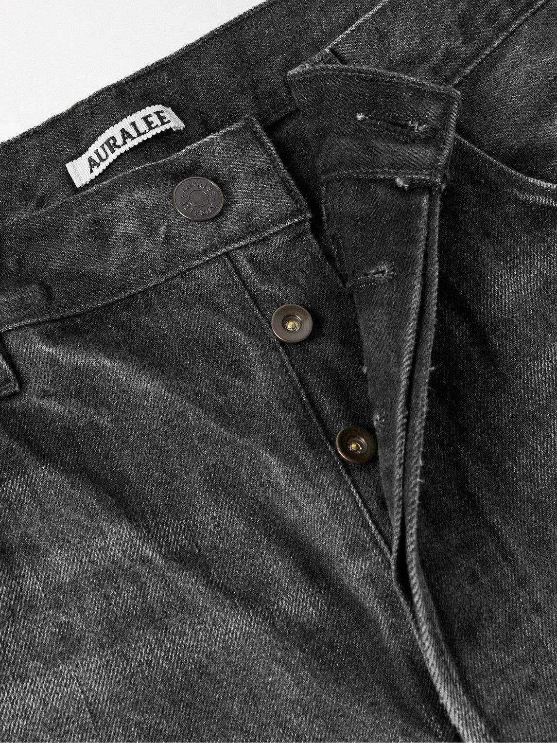 Auralee - Straight-Leg Selvedge Jeans - Gray Auralee