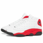 Air Jordan Men's 13 Retro Sneaker in White/Black/True Red