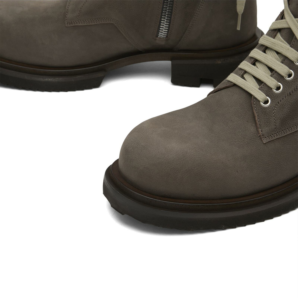 Rick Owens Men's Army Gabe Boot in Dark Dust