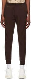 Dsquared2 Brown Cotton Lounge Pants