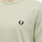 Fred Perry Men's Ringer T-Shirt in Seagrass