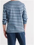ORLEBAR BROWN - Sammy Slim-Fit Striped Cotton-Jersey T-Shirt - Blue