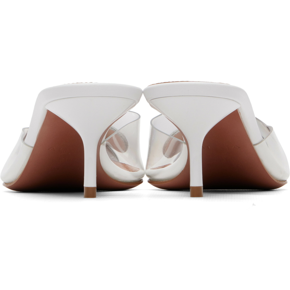 ALAÏA White Bloom Mule Heels
