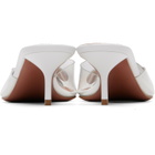 ALAÏA White Bloom Mule Heels