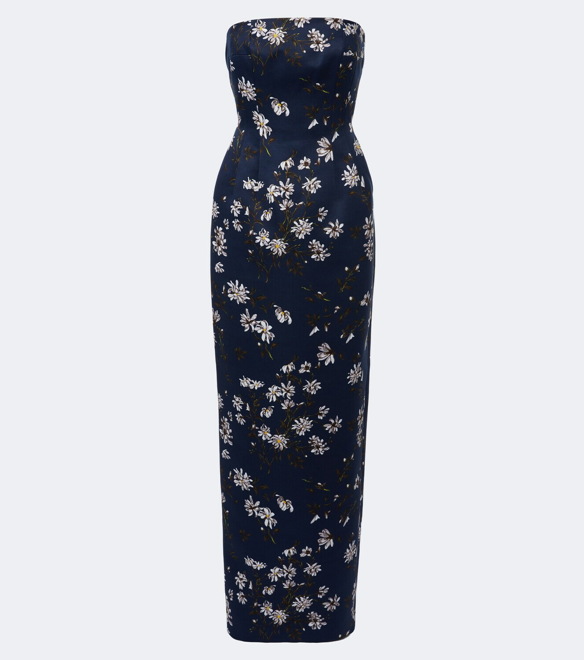 Emilia Wickstead Laelia floral bustier gown