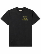 Gallery Dept. - French Logo-Print Cotton-Jersey T-Shirt - Black