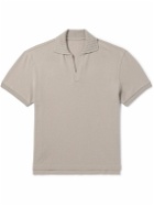 Stòffa - Cotton-Piqué Polo Shirt - Neutrals
