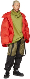 A. A. Spectrum Red Airy Jacket