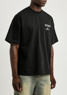Mki Miyuki Zoku Resort Logo Cotton T-shirt Black