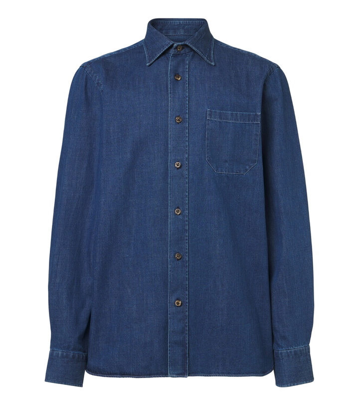 Photo: Rubinacci Denim shirt
