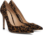 Gianvito Rossi Brown Gianvito 105 Heels