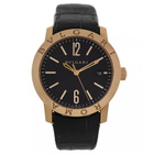 Bvlgari Bulgari Roma Automatic Black Dial Mens Watch BBP39G 96