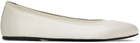 Loulou Studio Off-White Frano Ballerina Flats