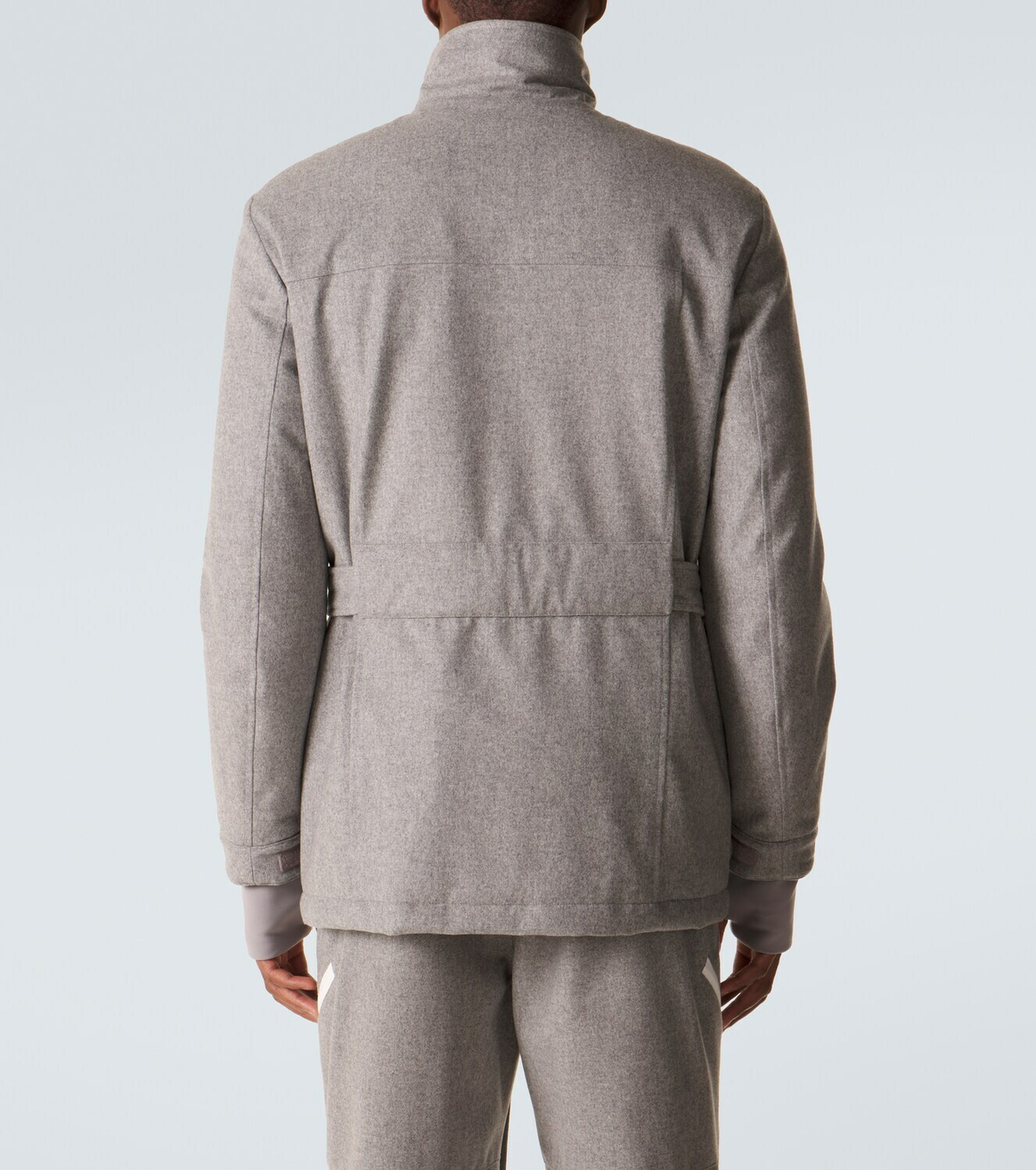 Brunello Cucinelli Belted wool ski jacket