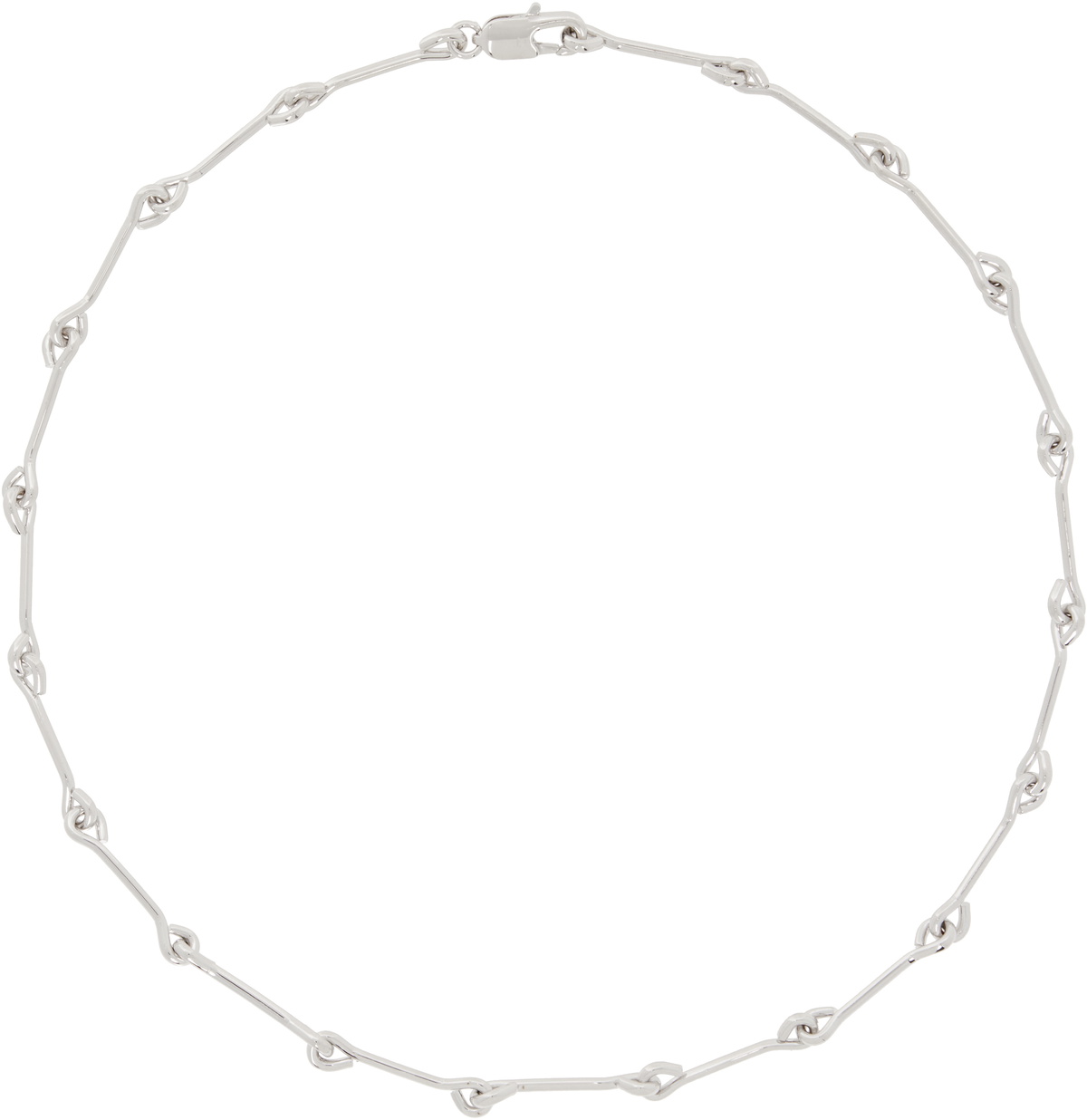Laura Lombardi Silver Treccia Necklace