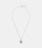 Mateo 14kt gold necklace with topaz and diamonds