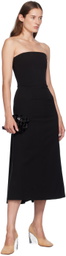 16Arlington Black Noctula Midi Dress