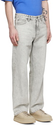 Solid Homme Grey Straight Fit Jeans