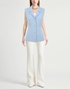 Chiara Boni La Petite Robe Womens Blazer Sky in Blue