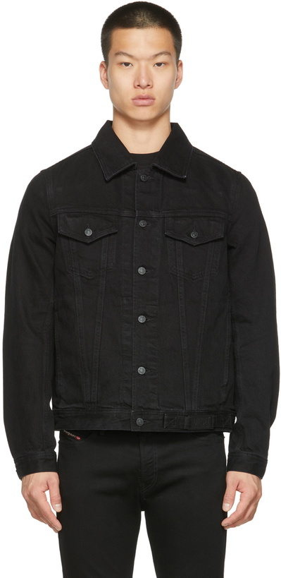 Photo: Diesel Black Denim Nhill-C1 Jacket