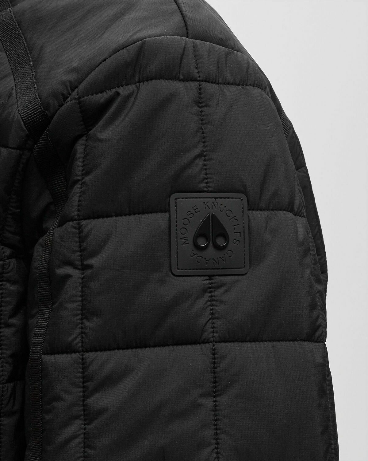 Moose Knuckles Mitchell Bomber Black Bomber Jackets