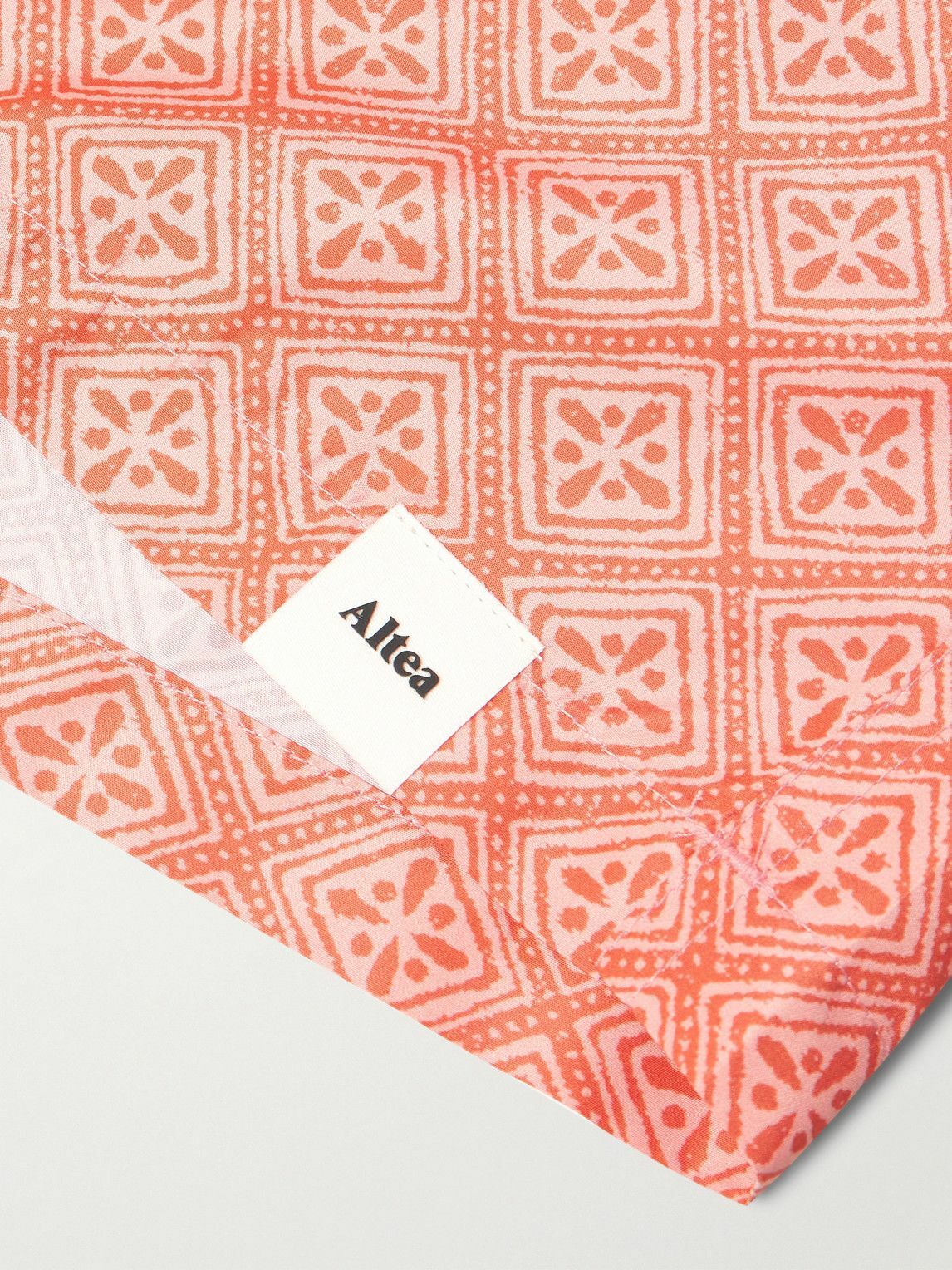 Altea - Straight-Leg Printed Swim Shorts - Orange