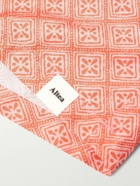 Altea - Straight-Leg Printed Swim Shorts - Orange