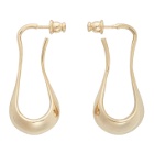 Lemaire Gold Short Drop Earrings