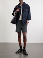 Remi Relief - Straight-Leg Cotton-Jersey Shorts - Black