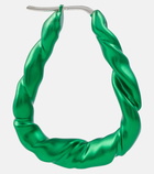 Loewe - Nappa twisted sterling silver earrings