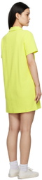 Maison Kitsuné Yellow Hotel Olympia Edition Fox Head Minidress