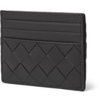 Bottega Veneta - Intrecciato Leather Cardholder - Black