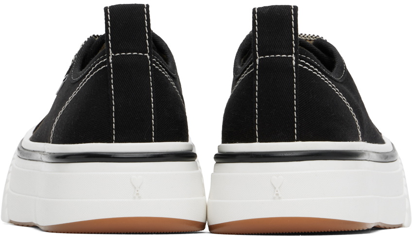 AMI Paris Black Low Top Ami 1980 Sneakers AMI