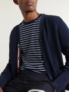 Thom Browne - Striped Cotton T-Shirt - Blue