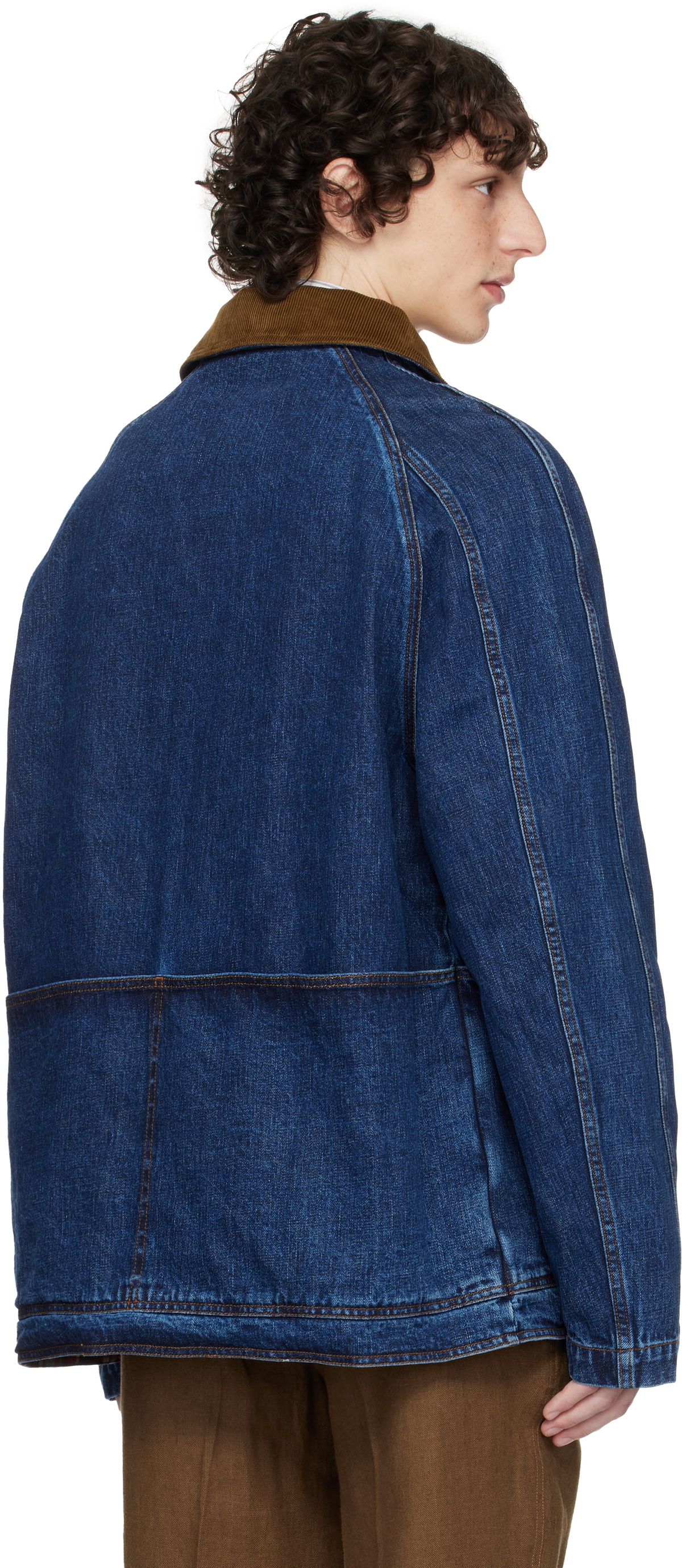ジャケット・アウター Denim Field Jacket (Indigo) Field Jacket // Indigo Knit Denim – Rogue Territory