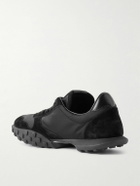 Jil Sander - Suede and Leather-Trimmed Nylon Sneakers - Black