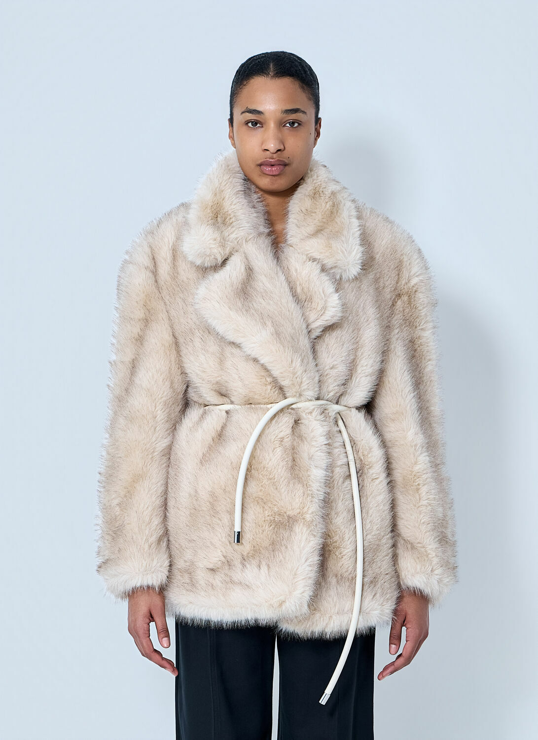 Sportmax Plush Textured Coat