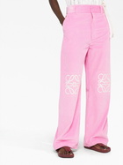 LOEWE - Anagram Baggy Ribbed Cotton Trousers
