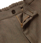 UNDERCOVER - Checked Woven Suit Trousers - Brown